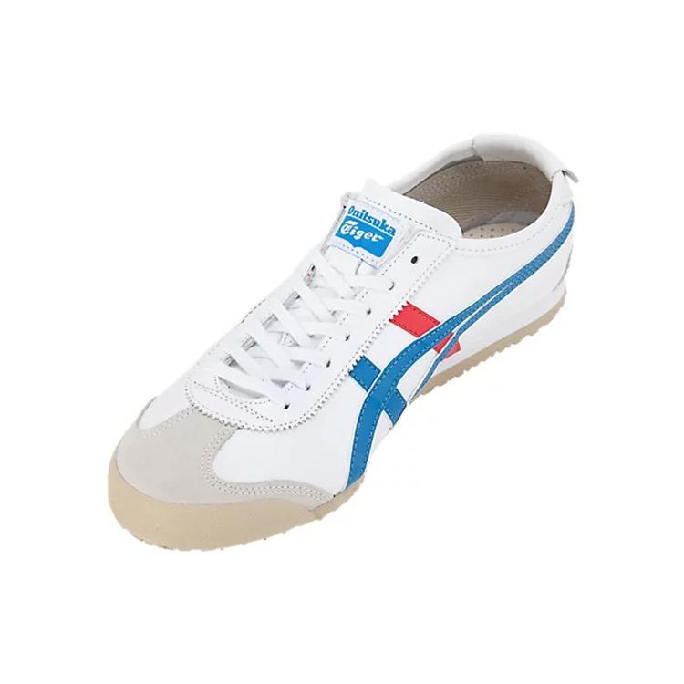 ONITSUKA TIGER MEXICO 66 Кожаные Легкие Устойчивые к истиранию Амортизация Поддержка Низкие Повседневная Обувь Мужские THL202-0146