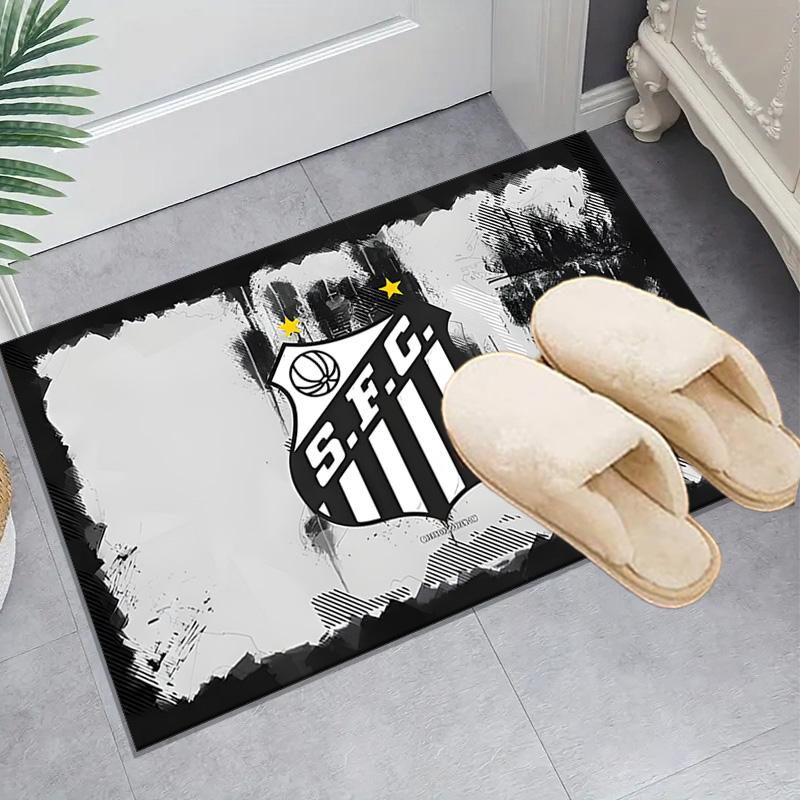 1PC Sao Paulo Fc Crest Rug Game Carpet, Floor Mat for Bedroom Living Room Entryway Rug, Home Decor Idea Gift for Christmas birthday