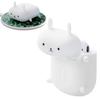 Elecom Чехол для AirPods, Силиконовый чехол, Совместимый с беспроводной зарядкой, Дизайн животного, С заглушкой для разъема, Дизайн кролика (Ава-АПСКАНРАБ)