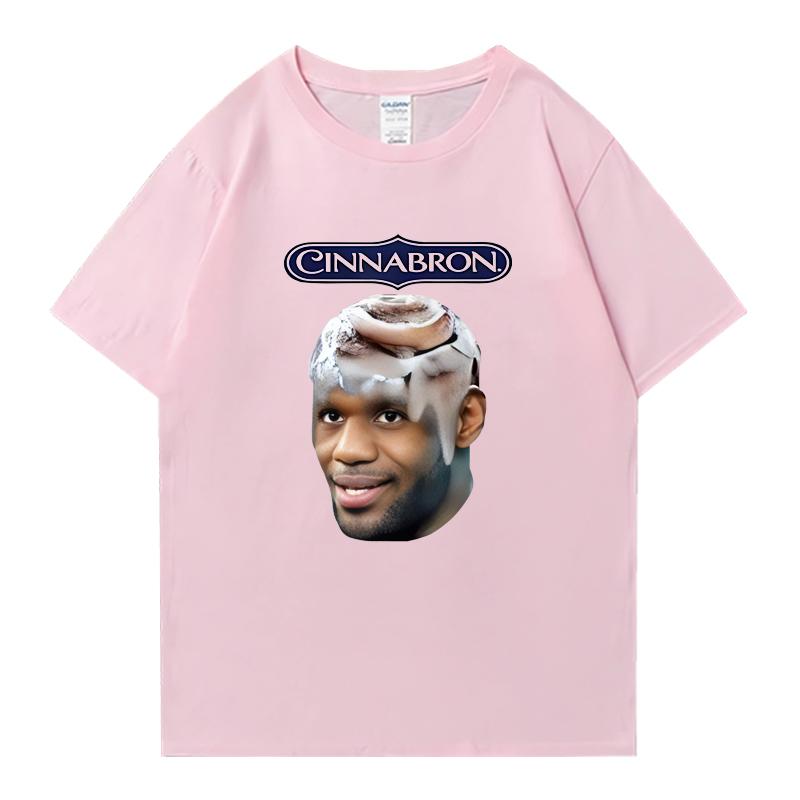 2025 Summer Fashion Cinnabron Graphics Funny Printed Oversized t-shirt Cotton Men Women short sleeve t-shirts Unisex clothing