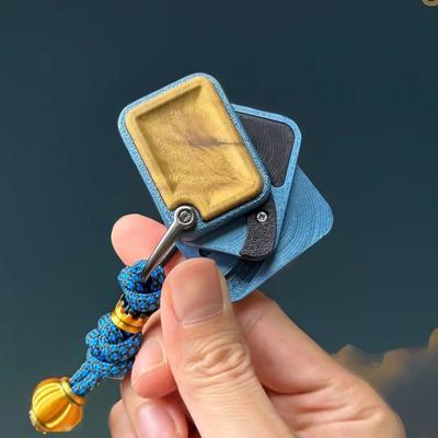 Механический слайдер для fidget-игр, многодорожечный, с магнитным толкателем, карточка, тактильная монета, EDC, игрушка для снятия стресса, сенсорная, против тревожности, для мужчин