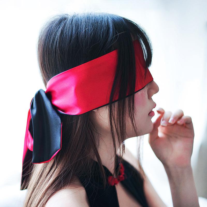 1 шт. маска для глаз атласный секс-чехол повязка для сна мягкая повязка на глаза бондаж секс-игрушка