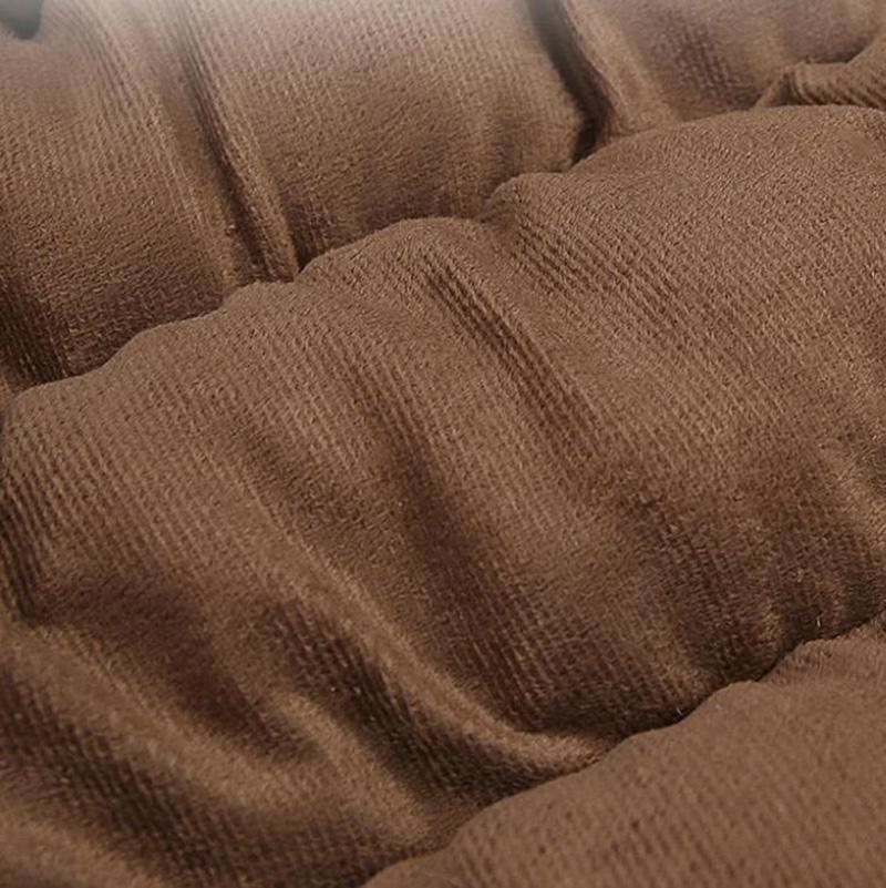 WTEMPO Подушки для автомобильных сидений из шелка и хлопка, зимние мягкие однотонные подушки, теплые, удобные коврики для автомобилей, грузовиков, внедорожников, автофургонов