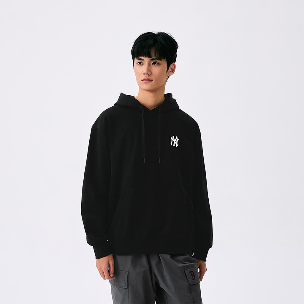 New MLB MONOGRAM Collection New York Yankees SS25 Sweatshirt Unisex Black 3AHDM0251-50BKS