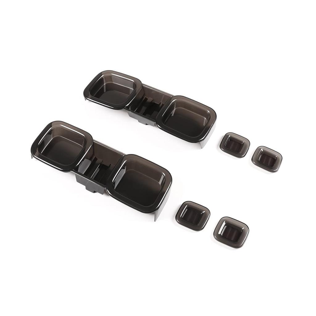 METYOUCAR for Land Rover Defender 90 110 Tail Light Cover Tail Light Guard Decoration Car Tail Light Smoky Color Tail Light Cover Sunshade Brake