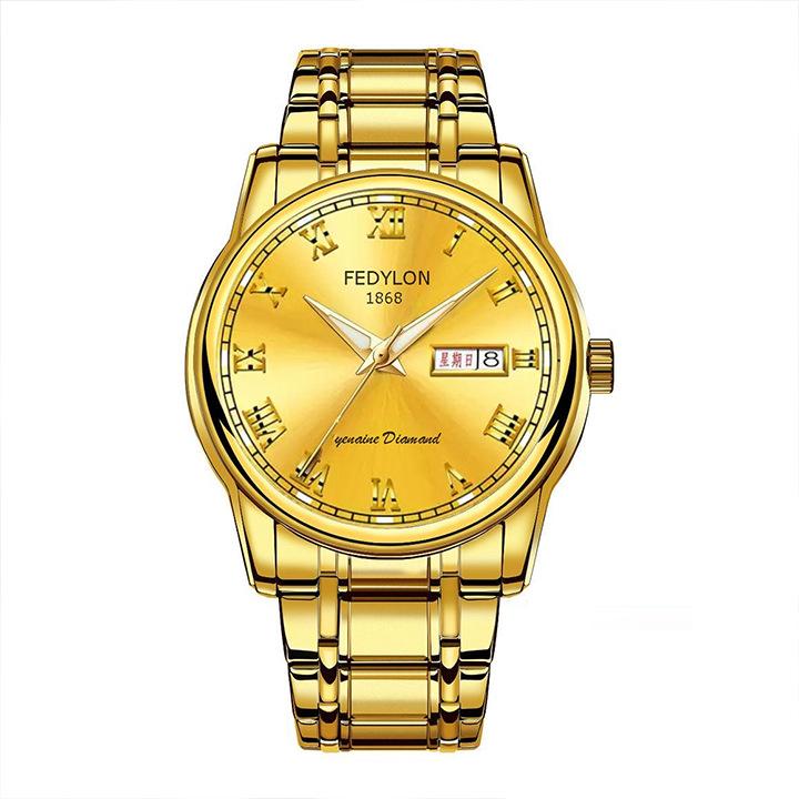 Men's Watch Men's Fully Automatic Mechanical Watch Steel Belt Men's Business Waterproof Quartz Watch