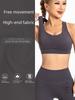 Женский большой широкий бретелька высокоинтенсивный ударопрочный спортивный бюстгальтер для йоги и бега