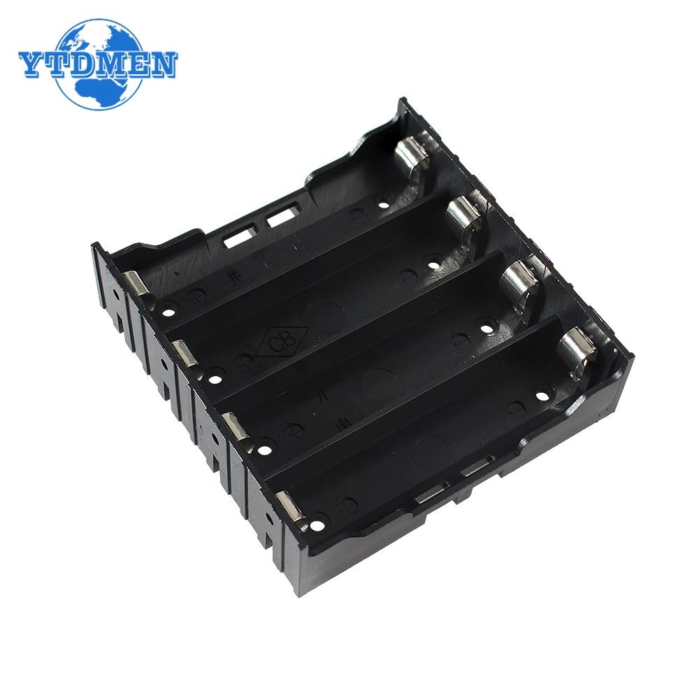 Пластиковый держатель для аккумуляторов 18650 с жестким контактом - Доступен на 1-4 слота