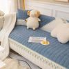 New Autumn and Winter Velvet Sofa Cushion Simple and Non Slip Plush Leather Sofa Cover Modern Corduroy Backrest Towel Cover Fabric