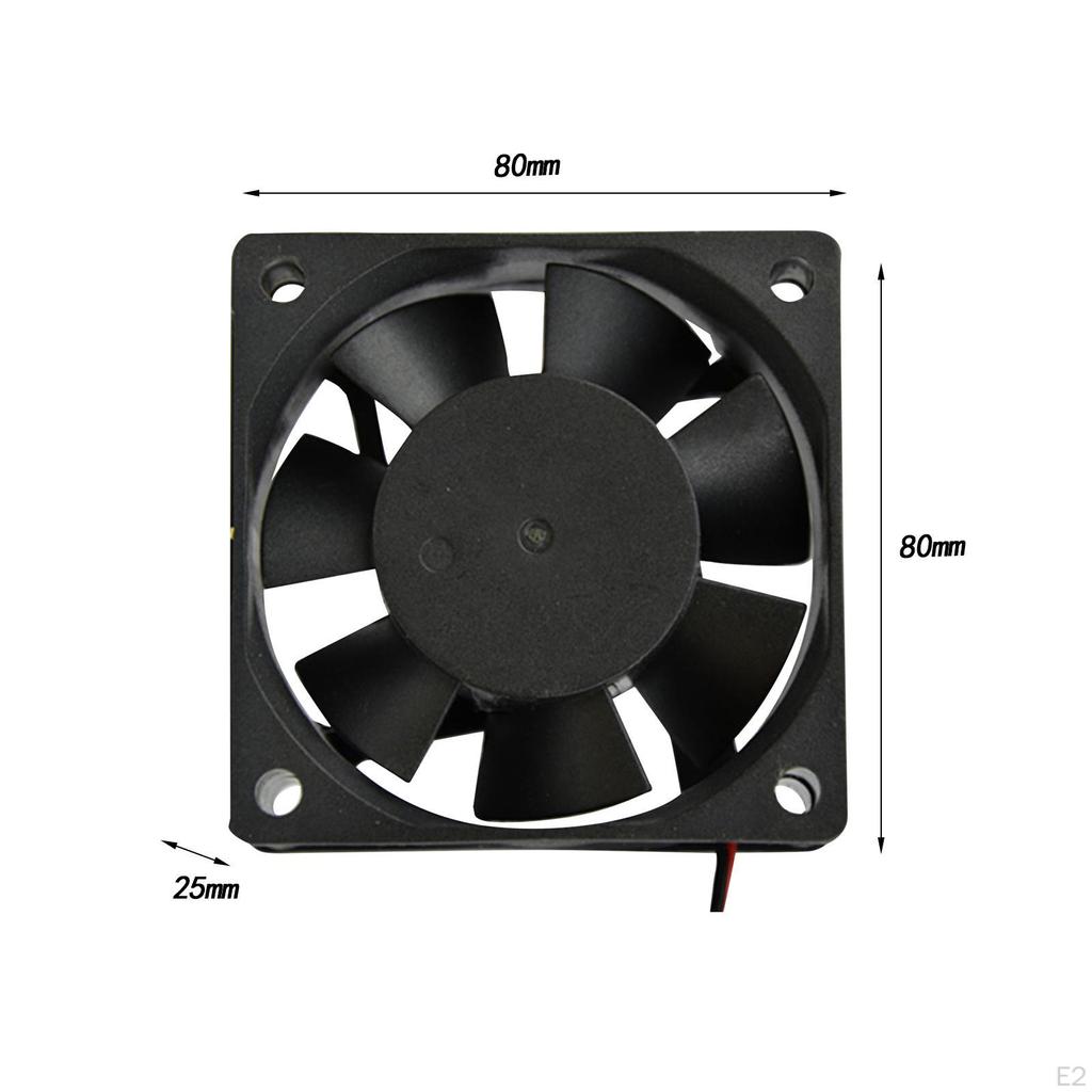 12V 24V Cooling Fan High Speed Multi-Purpose Replacement Case Exhaust for DVR Devices