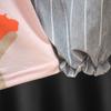 Комплект детской одежды из 2 предметов, весенне-летние костюмы для девочек, топ с короткими рукавами с принтом + брюки, комплект одежды