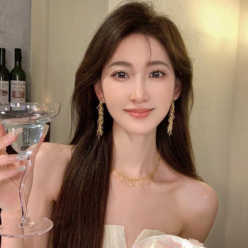 Увеличенные круглые серьги: Уникальный европейский и американский металл, блестящая мода высокого класса для женщин.