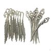 Pack of 20 Charming Tibetan Silver Beading Feather Bookmark With Loop DIY Supplier