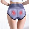 Женские трусы с высокой талией, обтягивающие, дышащие, с принтом, эластичные, с контролем живота, антисептические