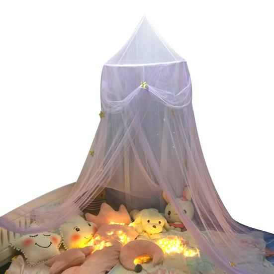 Тюль со звездой и бабочкой, детская кровать, купольный балдахин, занавеска, подвесная палатка с москитной сеткой