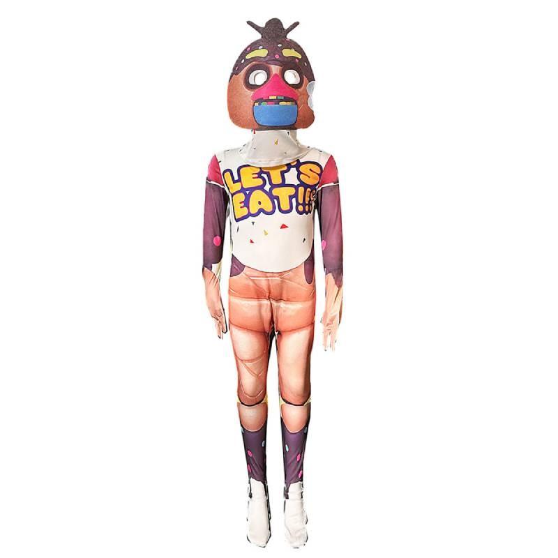 Косплей Игровое время Костюм Мака Мультяшные комбинезоны Вечеринка на Хэллоуин Выступление