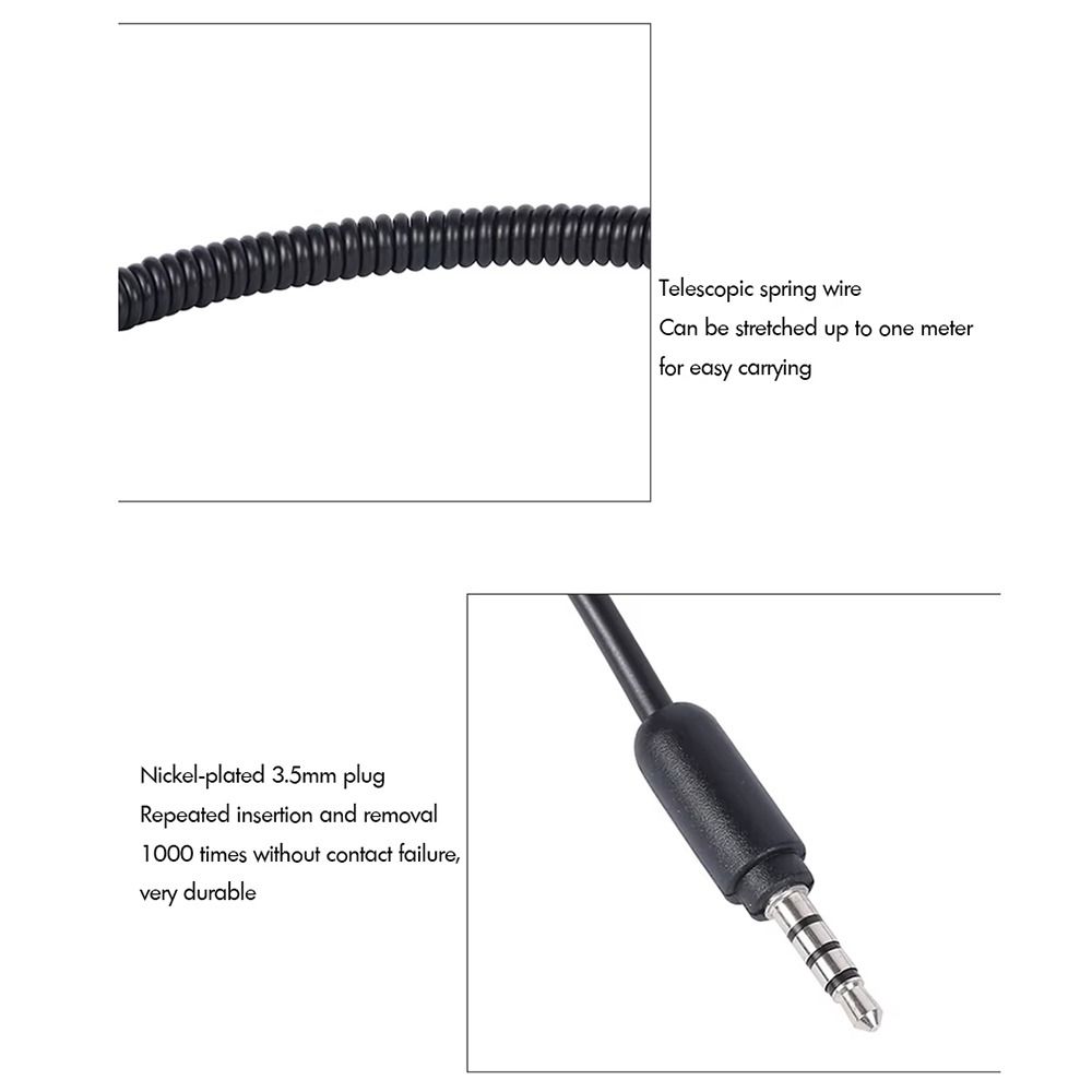 Type-C/3.5mm Retro Telephone Handset Ergonomic Hold Wired Microphone Handset Office Use