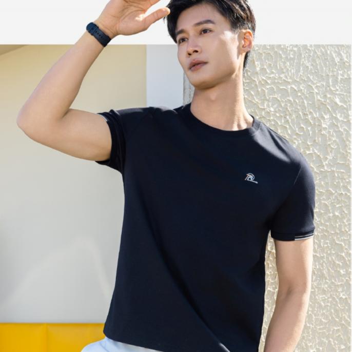 [Shop Same Product Full Line Quality Inspection] Three Needle Pure Cotton T-shirt New Summer Round Neck Bottom Outerwear