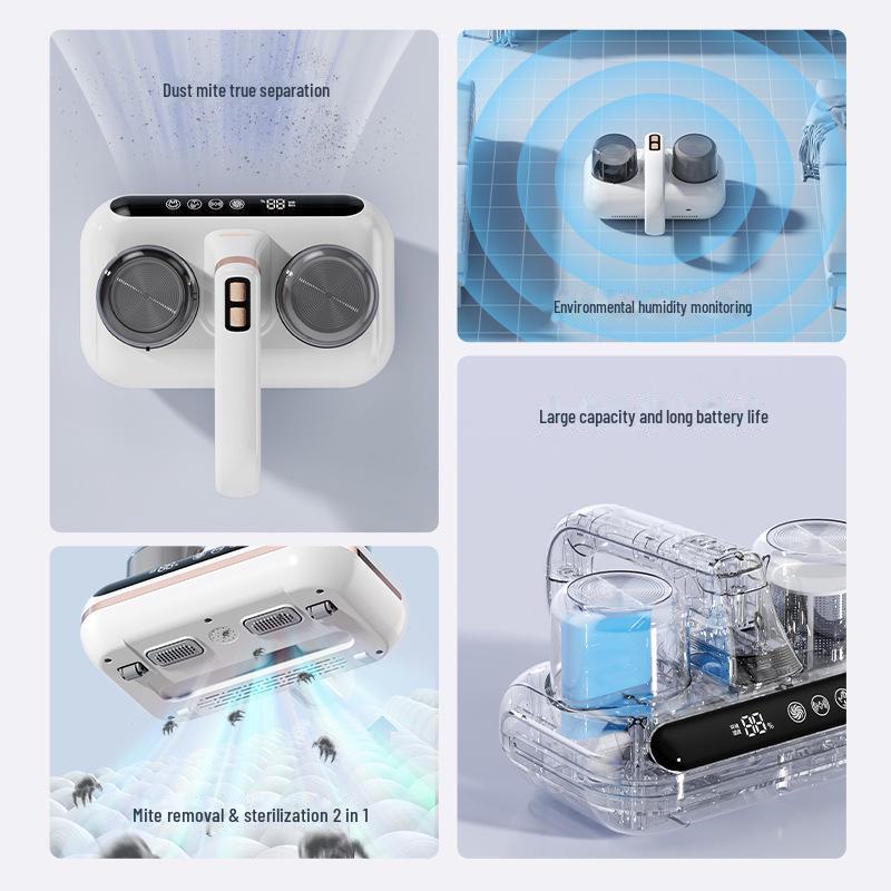 Ultraviolet Cordless Vacuum Cleaner for Efficient Mite Removal and Sterilization