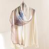 Mulberry Silk Sunscreen Shawl Classic Gradual Change Scarf Sunscreen Printed  Scarf Advanced Sense