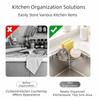 Waterproof Sink Corner Rack Stainless Steel Sink Storage Holder Dishcloth Sponge Stand  Bathroom