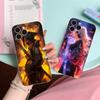 Чехол для мобильного телефона с аниме-девушкой для iPhone 17 16 15 14 13 12 11 X XR XS Air Pro Max Plus Mini Прозрачный Цветной Чехол Красивый
