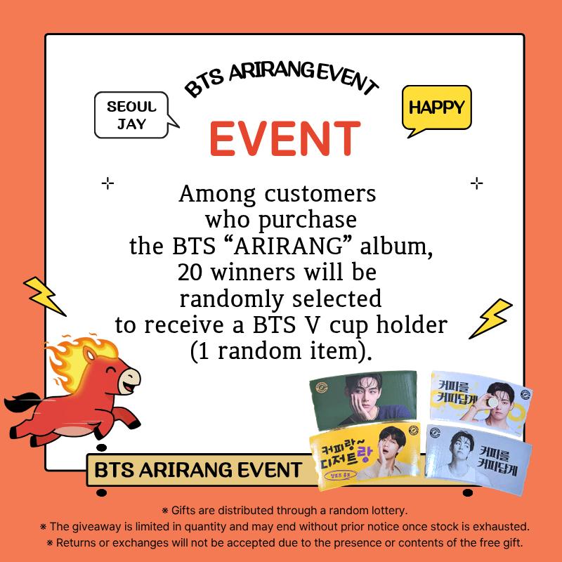 ( выбор члена ) подарок предзаказ BTS ARIRANG Стандартная версия. LP-винил