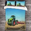 3D Printing Tractor Duvet Cover Set Boys Tractor Bedding Set Truck Bedding Set Farm Tool Cart Comforter Cover Set