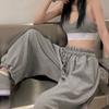 Fashion Gray Sweatpants Women Spring Autumn Baggy Fashion Oversize Sports Pants Balck Trousers Female Joggers Streetwear