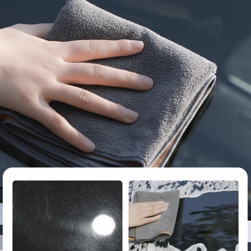 Multipurpose Suedes Car Wash Towel Thick Design High Capacity Water Absorption Quick Drying Cloth for Home
