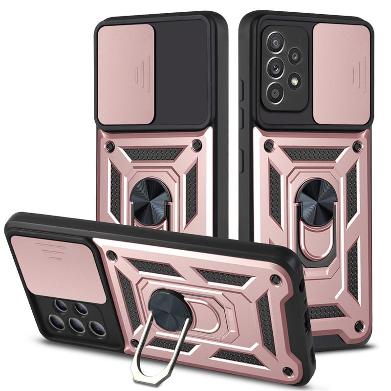 Защитный чехол для объектива камеры для Samsung Galaxy A32 4G Slide Armor Противоударный магнитный чехол-держатель для Samsung A 32 SM-A325F/DS