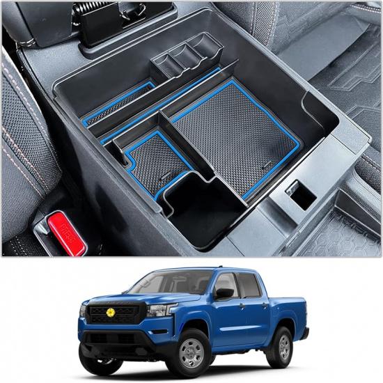 CDEFG For 2024 2025 Frontier Pickup Truck Center Console Organizer 2024 2025 Frontier Truck Armrest Storage Box -2024 2025 Frontier Truck