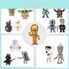 Movie Mini Action Figure Master Yoda 14 Pcs Set Darth Vader Toys Kids