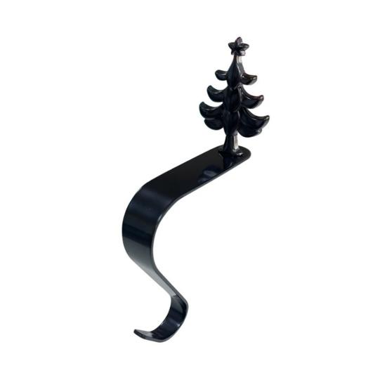 Рождественский крючок для чулка Нескользящий металлический держатель для чулка Олень Снежинка Снеговик Дерево Каминный крючок для подвешивания рождественских украшений Венков Украшение для вечеринки