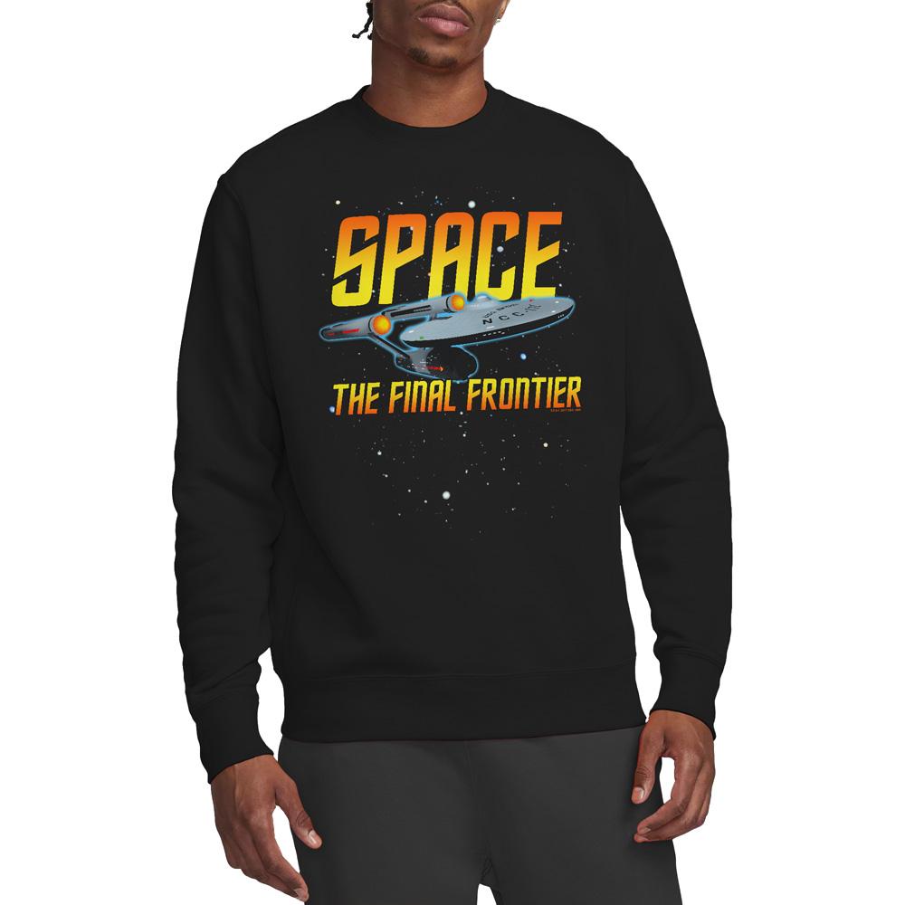 Star Trek Unisex Adult Space Sweatshirt