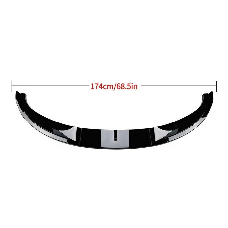 3Pcs/Set Front Bumper Lip Splitter Spoiler Diffuser Real M5 Front Body Kit Car Accessories For BMW 5 Series E60 E61 M5 2005-2010