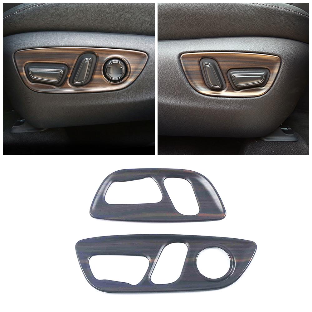 For Toyota Highlander XU70 2024 Interior Accessories Decorate Modify Seat Adjustment Switch Button Panel Cover Frame Sticker