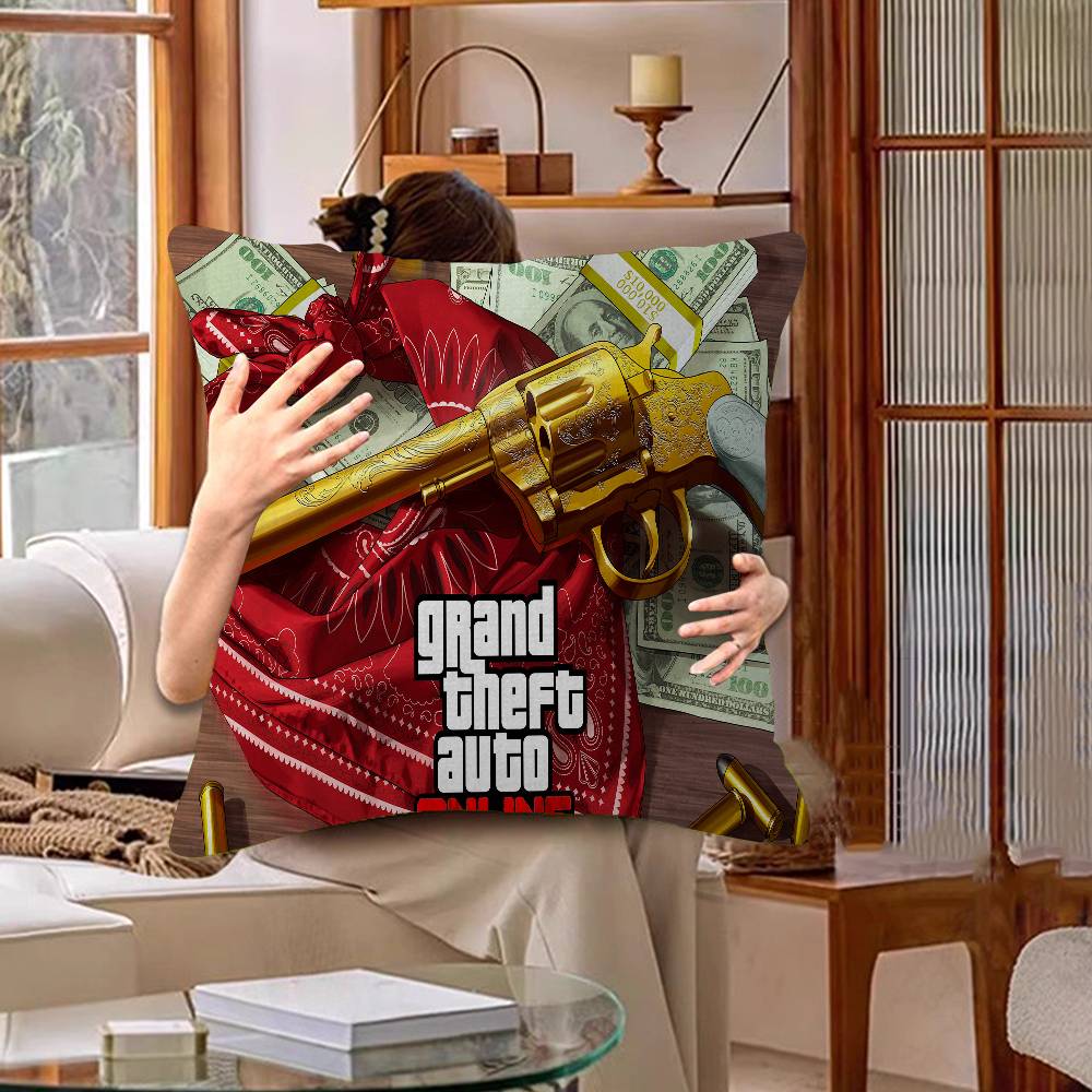 GTA 5 Наволочка Мультяшный Подарок Чехол на Подушку Спальня Дом Диван Стул Сиденье Декор Наволочка