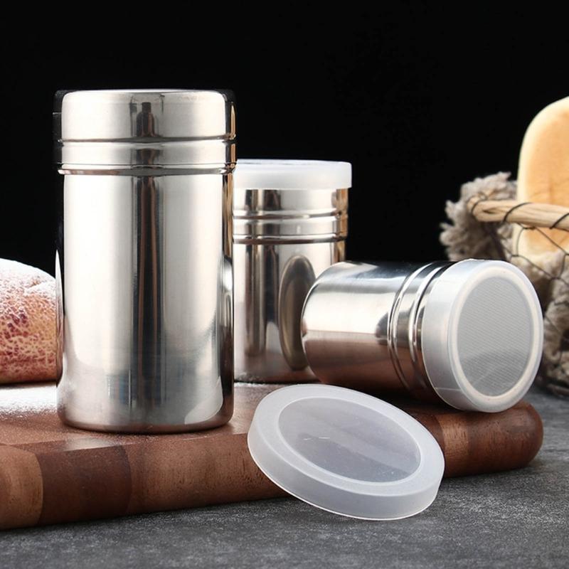 Банка для приправ Коробка для приправ Легко использовать Банка для специй Жестяные банки для специй Контейнер для специй с крышкой Материал 304 Нержавеющая сталь