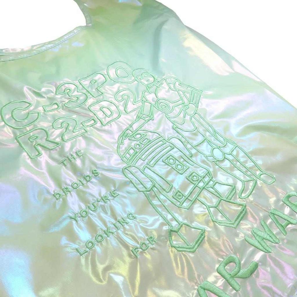 Small Planet Star Wars Aurora Shopping Bag R2-D2 & C-3PO/Green