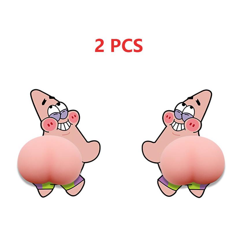 Door Anti-Collision Tape 3D Silicone Sticker Cute Cartoon Sticker For Door Stops Car Phone Case Anti-Hit