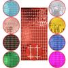 Luxury Great Event Decor Wall Background Curtain Party Decoration Backdrop Decor Square Sequin Panel