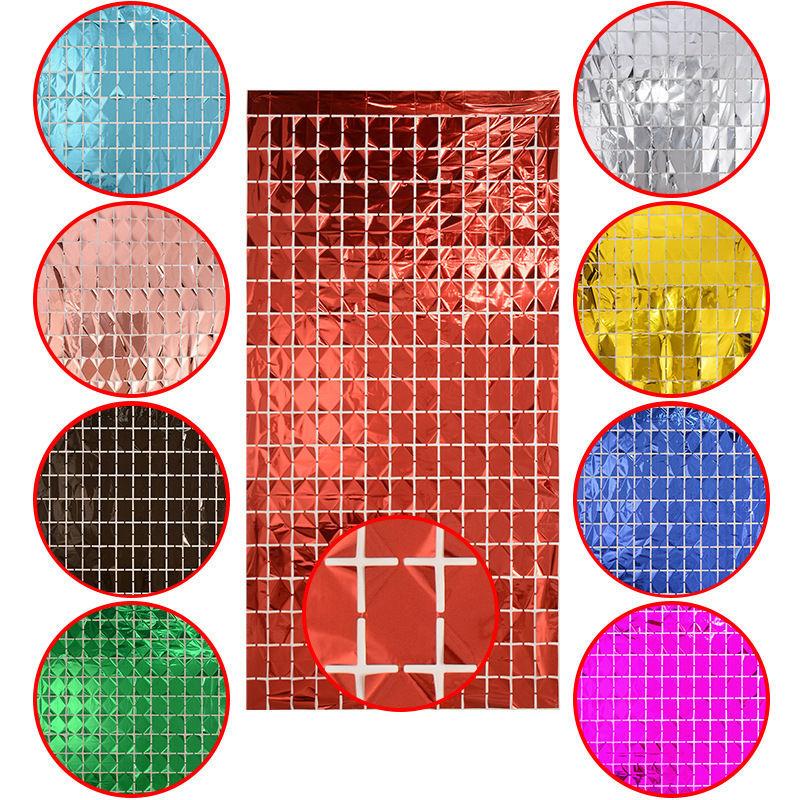 Luxury Great Event Decor Wall Background Curtain Party Decoration Backdrop Decor Square Sequin Panel