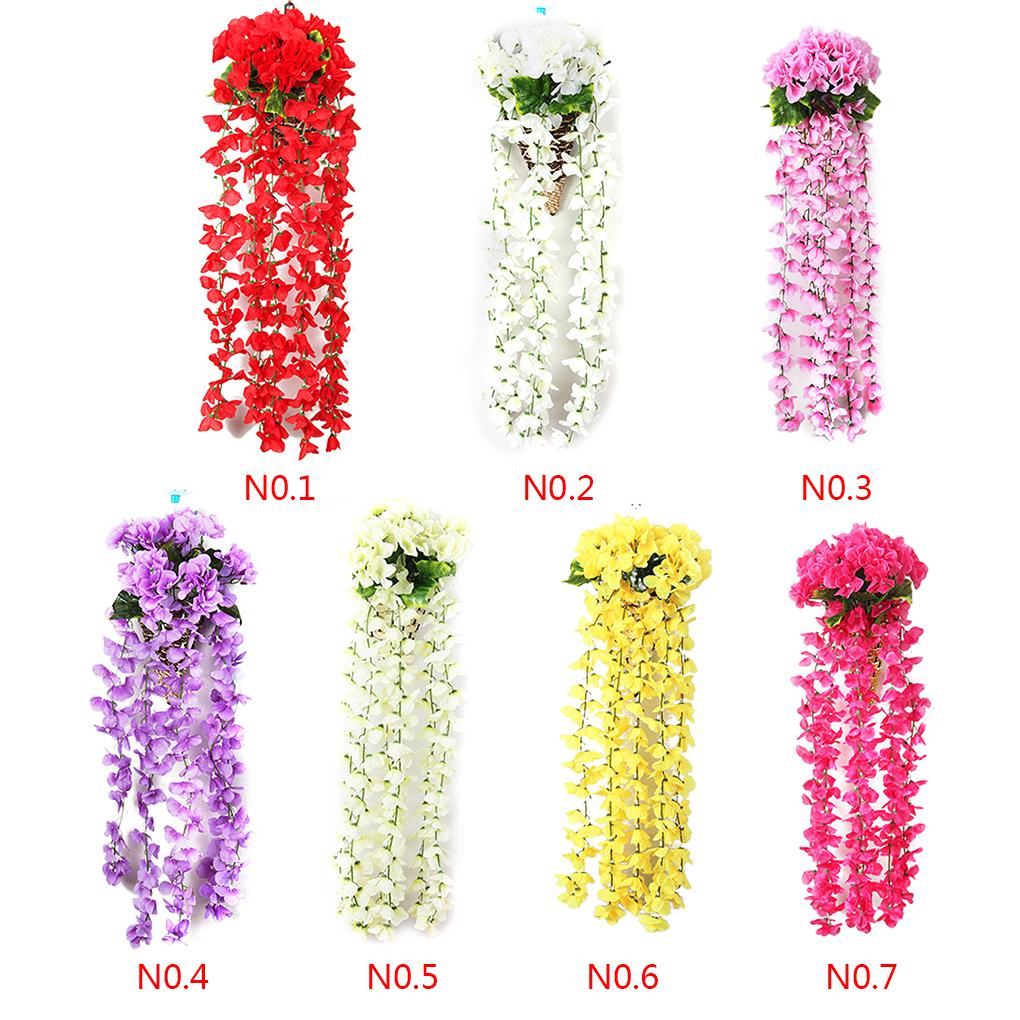 Artificial Silk Trailing Vine Flower Plant Wedding Garland Foliage Decor