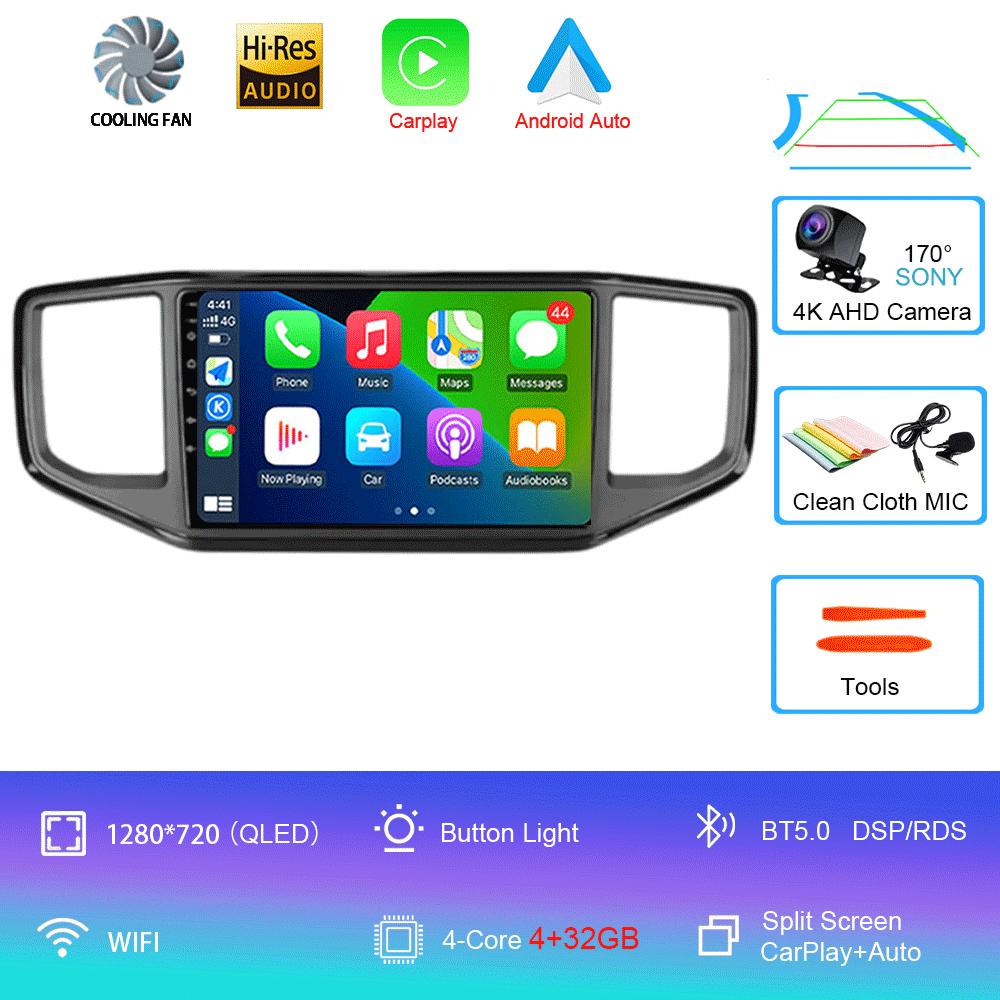 Видеоплеер Android 14 для Volkswagen VW Amarok 1 2016 - 2020 Мультимедийное головное устройство Автомобильный GPS Авто Радио Навигация DVD BT