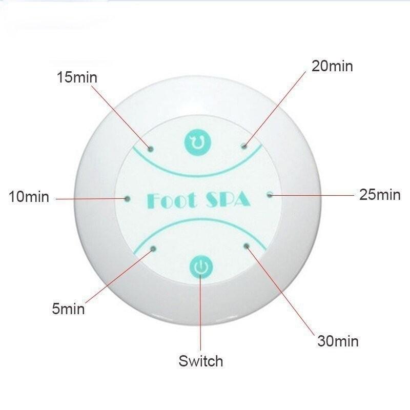 Бытовая мини детокс ванночка для ног, аппарат для ионной очистки клеток, портативный детокс массажный набор для ванночки для ног