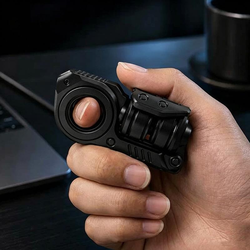 E Sinian Fidget Spinner Mechanical Ratchet Slider Push Egg Decompression Metal Fingertip Toy Fashion Adult Anxiety Relief Toys