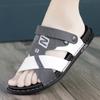 Новые летние мужские сандалии, удобные и нескользящие тапочки, уличные пляжные сандалии, повседневная обувь на плоской подошве