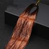 200 Strands Holographic Sparkle Hair Tinsel Extensions Dazzles 90Cm Women Hippie