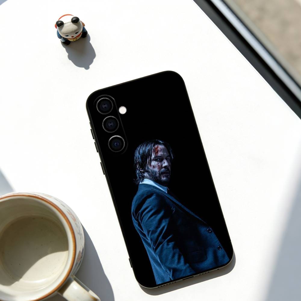 Чехол для телефона John Wick для Samsung Galaxy A73,A72,A71,A70,A53,A52,A51,Другие Мягкий Черный Чехол